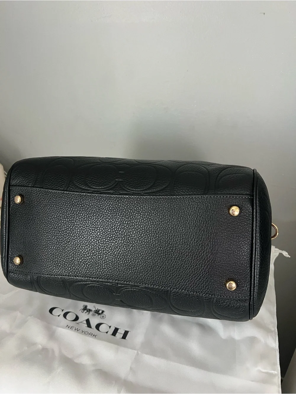 Coach Large Rowan Satchel In Signature Leather